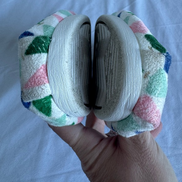 TOMS X Paper Source White Bottle Brush Trees Alpargata Ortholite Slip-On 8.5 - Picture 7 of 9